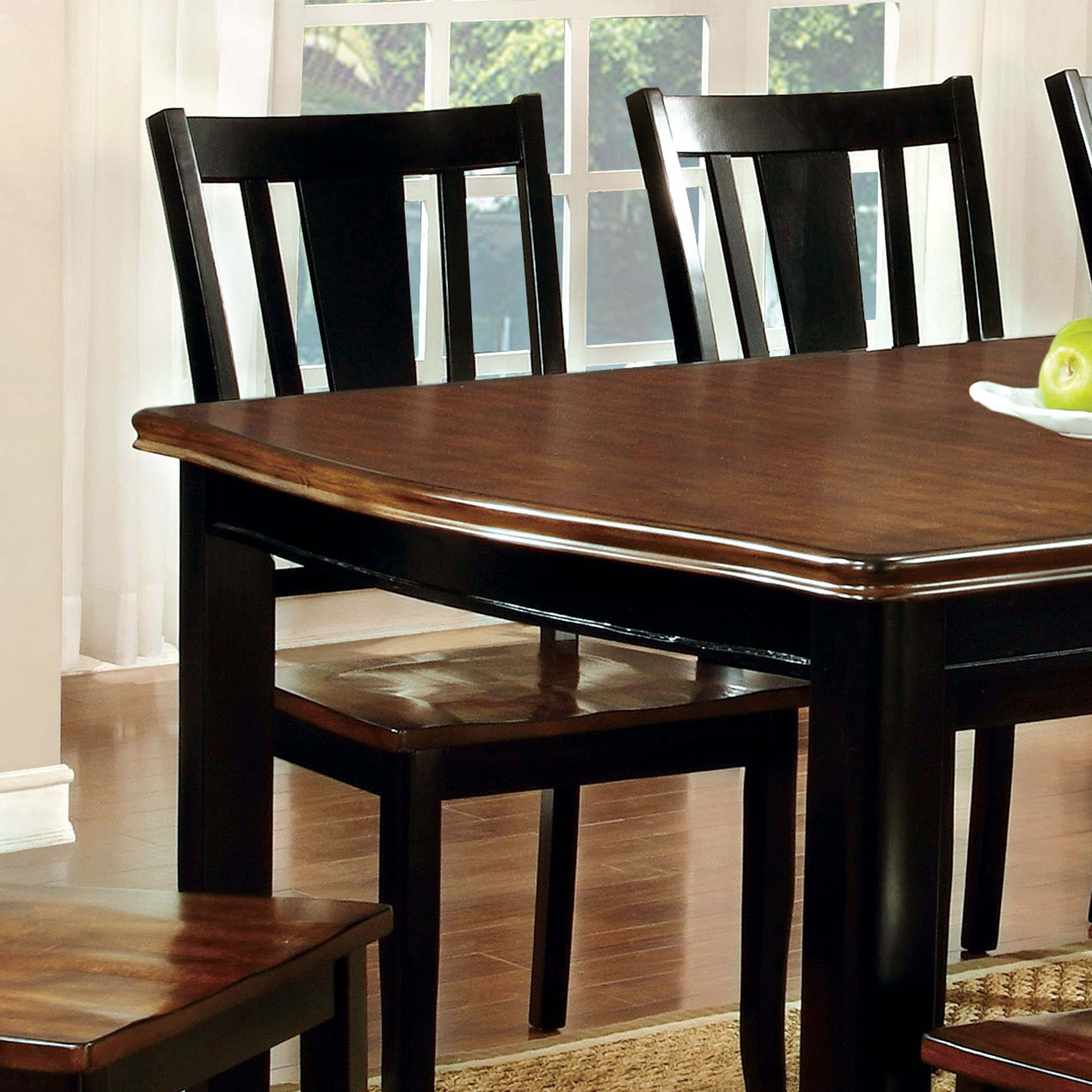 Shop Furniture Of America Betsy Jane Country Style Dining Table Overstock 20831135 Black Cherry