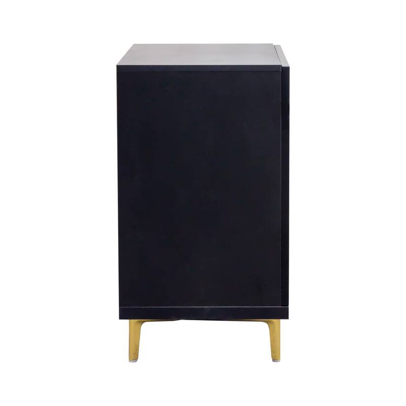 Modern Extendable TV Stand Rectangle TV Stand, Media TV Console with Storage Space, for Living Room Bedroom, Black