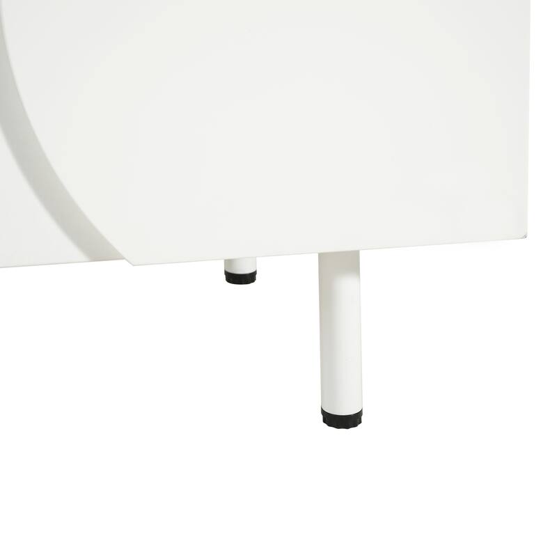 Christopher Knight Home - Modern Sideboard Buffet Cabinet, Soft-close Doors & Adjustable Shelves, Versatile Multi-Space Use