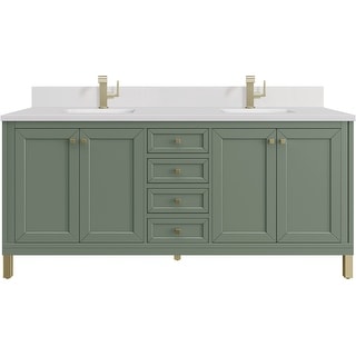 James Martin Vanities 503-V72-1WZ Chicago 72" Free Standing Double