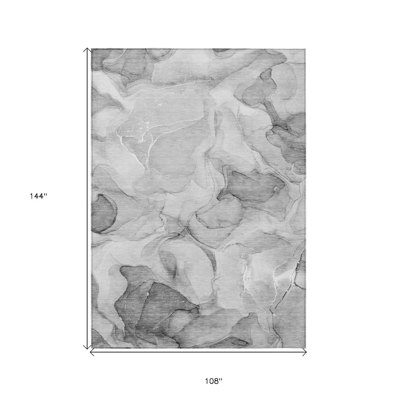 Alrim Artistic Abstract Weather Resistant Blended Style Runner Outdoor Rug