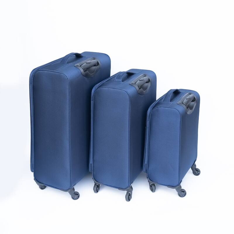 Oxford cloth suitcase Dark blue(No password lock) - Blue