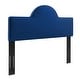 preview thumbnail 54 of 57, Dawn King/California King Performance Velvet Headboard Navy