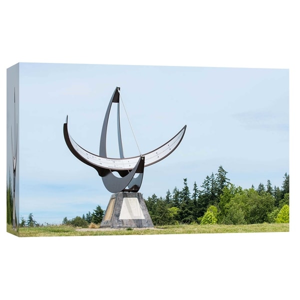 PTM Images 9-102213 PTM Canvas Collection 8" x 10" - "Satellite Sculpture" Giclee Trees Art Print on Canvas