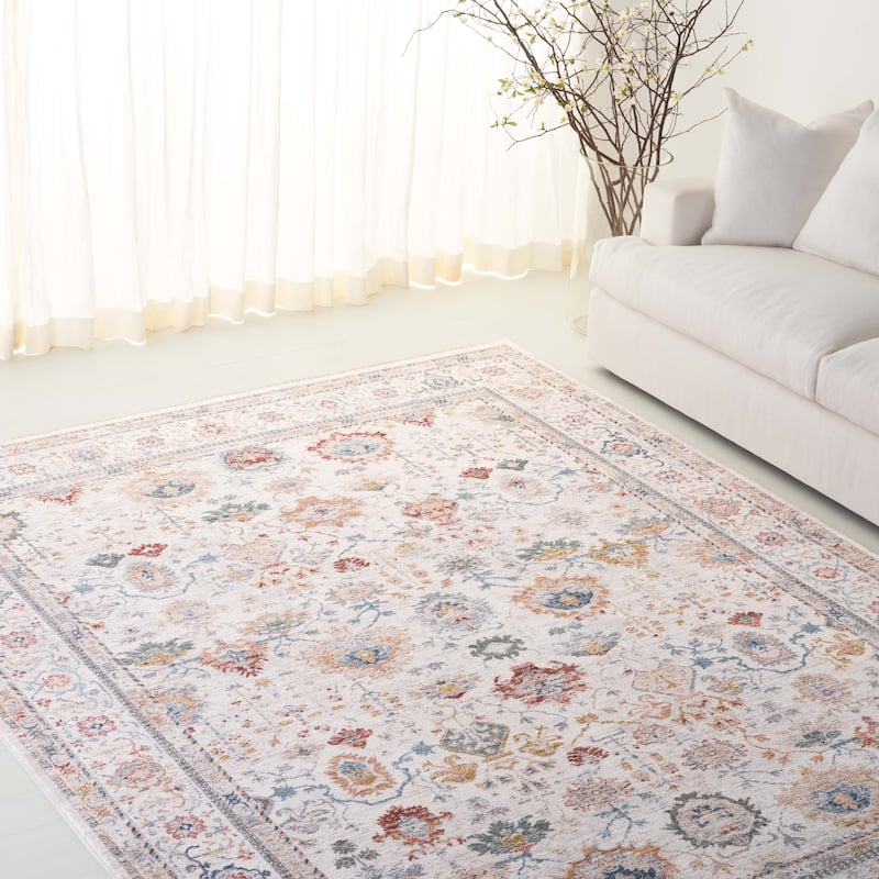 SAFAVIEH Lauren Ralph Lauren Lefka Rug - 10' x 13'2" - Ivory/Blue Rust