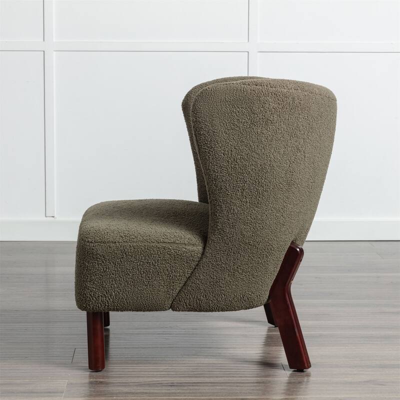 Merax Accent Chair, Upholstered Armless Chair
