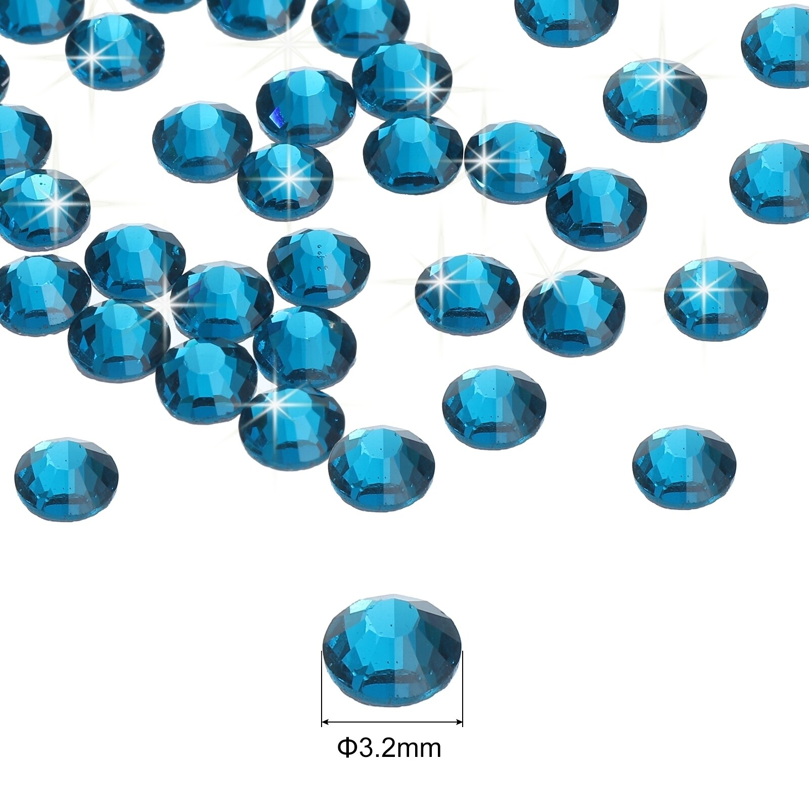 Hotfix Rhinestones Flatback Crystal Gems for Crafts Clothes DIY Decoration