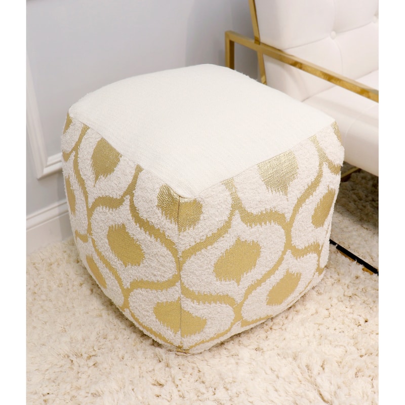 Pasargad Home Grandcanyon Cotton Pouf