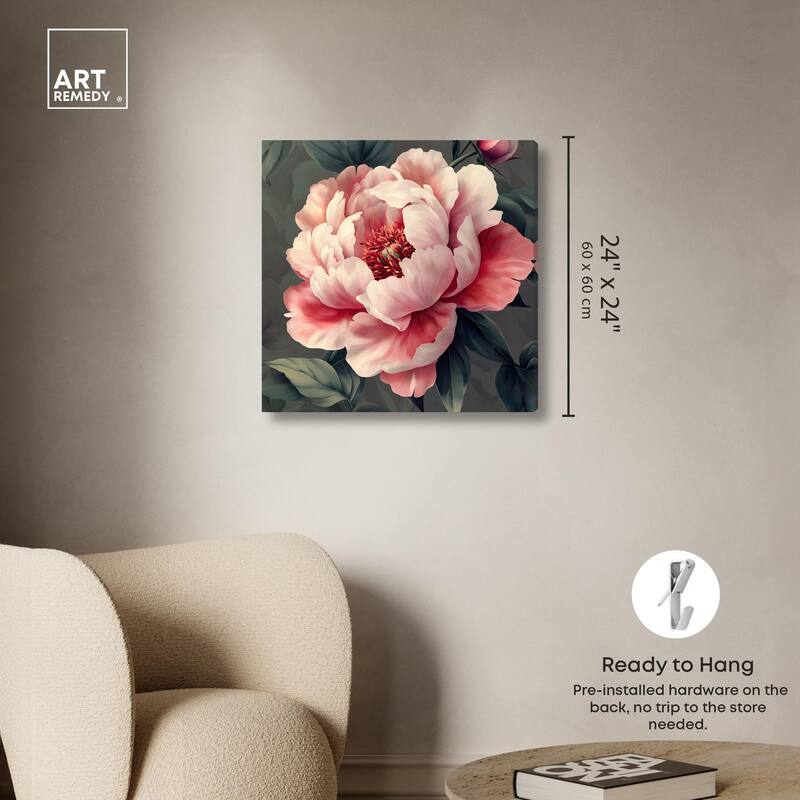 Opal Bloom II Canvas by Art Remedy, Gallery Wrapped