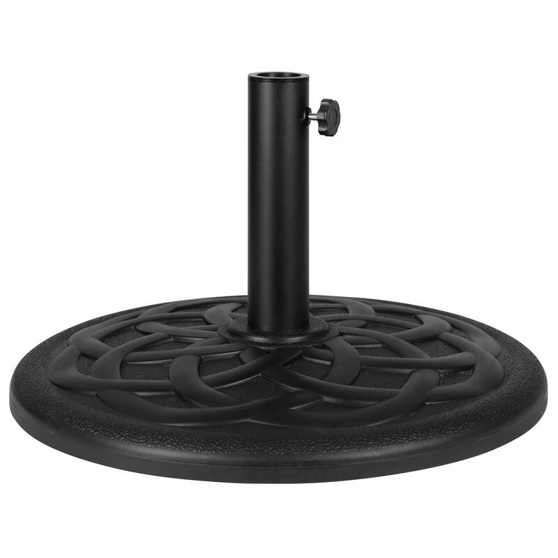 9 FT Round Umbrella - 1.5" Diameter Aluminum Pole - Crank and Tilt Function