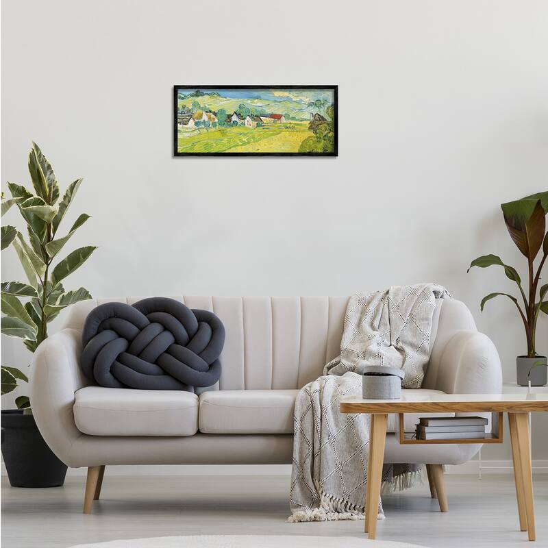 Stupell Classic Vast Countryside Framed Giclee Art Design By Vincent Van Gogh