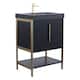 Option Black Matte - Brass Hardware
