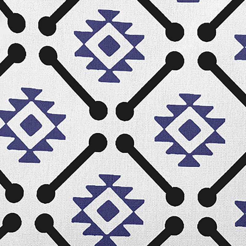 Modern Tribal Pattern Indoor/Outdoor Throw Pillow
