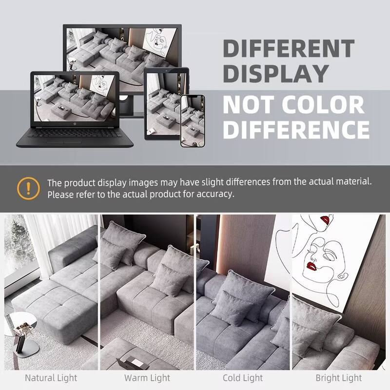 Oversized Modular Sectional Sofa,Sparkling Chenille Fabric,DIY Sofa