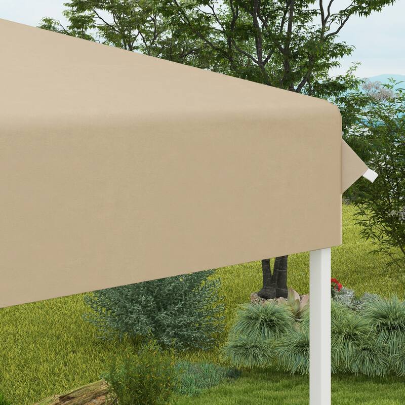 Outsunny 13' x 13' Pop Up Canopy Tent, Instant Sun Shelter, Tents for Parties, Height Adjustable, with Wheeled Carry Bag for