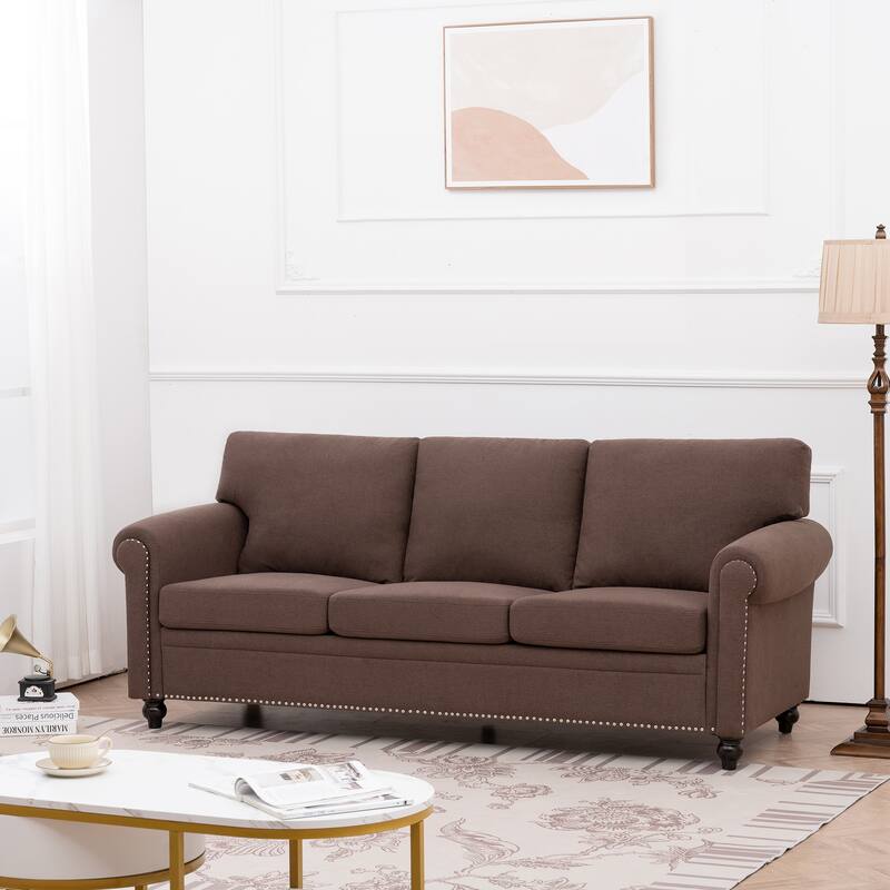 Comfy Sofa Couch with Extra Deep Seats,Modern Sofa- 3 Seater Sofa,Couch for Living Room Apartment Lounge