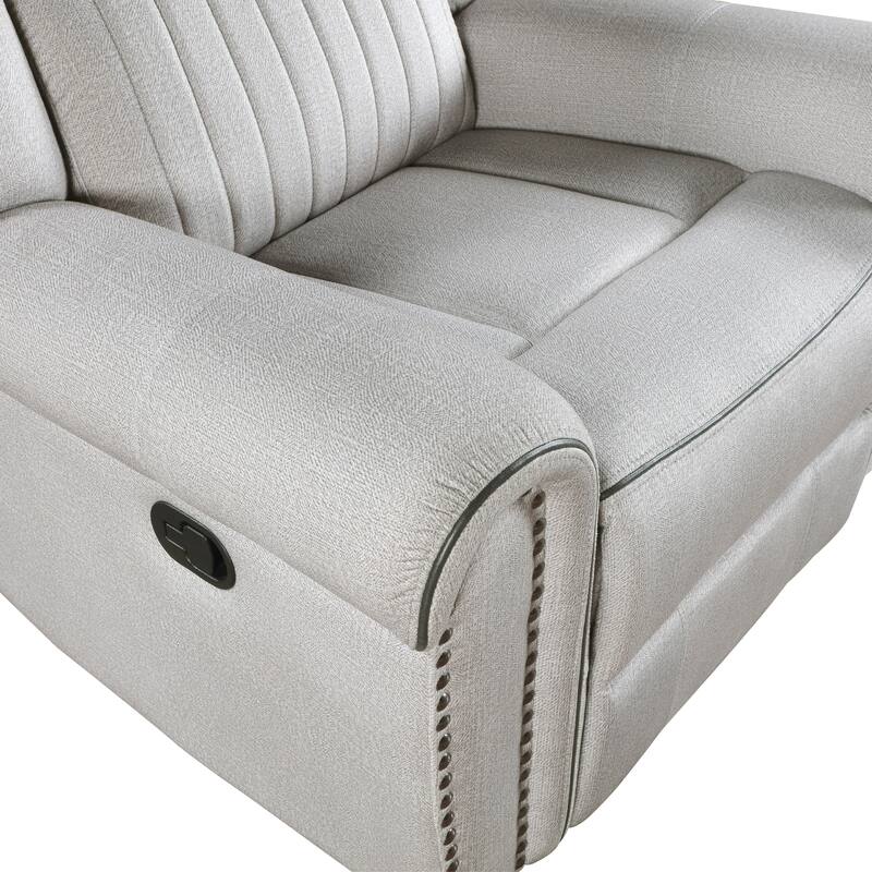 Bauta Manual Double Reclining Sofa