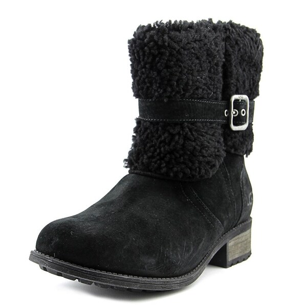 Ugg Australia Blayre II Women Round Toe Suede Black Winter Boot