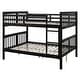 preview thumbnail 4 of 4, Full over Full Size Wood Bunk Bed with Ladder for Bedroom