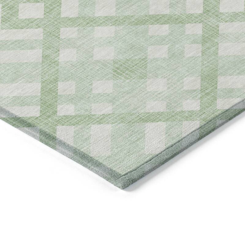 Machine Washable Indoor/ Outdoor Chantille Trellis Modern Rug