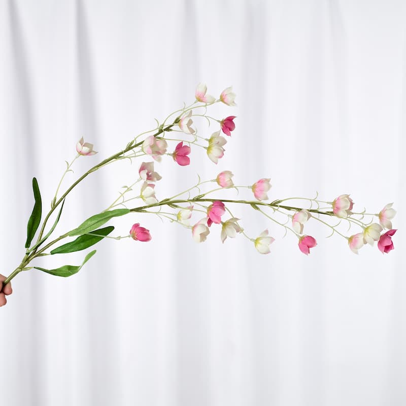 Silk Decorative Artificial Enkianthus(Pack of 1 Branch)