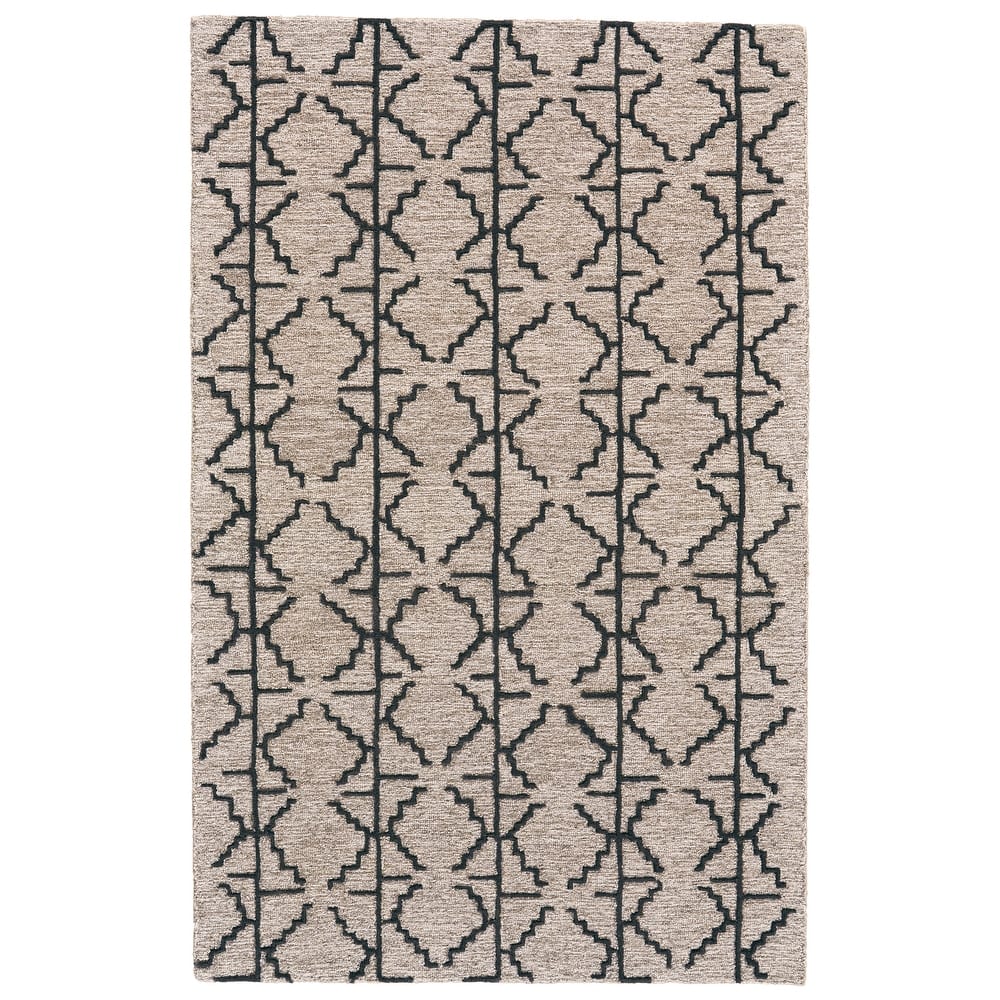 Grand Bazaar Fadden Hand Tufted Geometric Transitional Area Rug