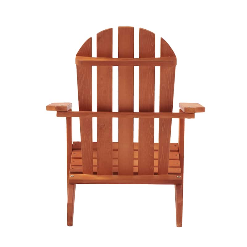 Anmytek Kids Foldable Adirondack Chair Solid Wood Outdoor Indoor Toddler Furniture