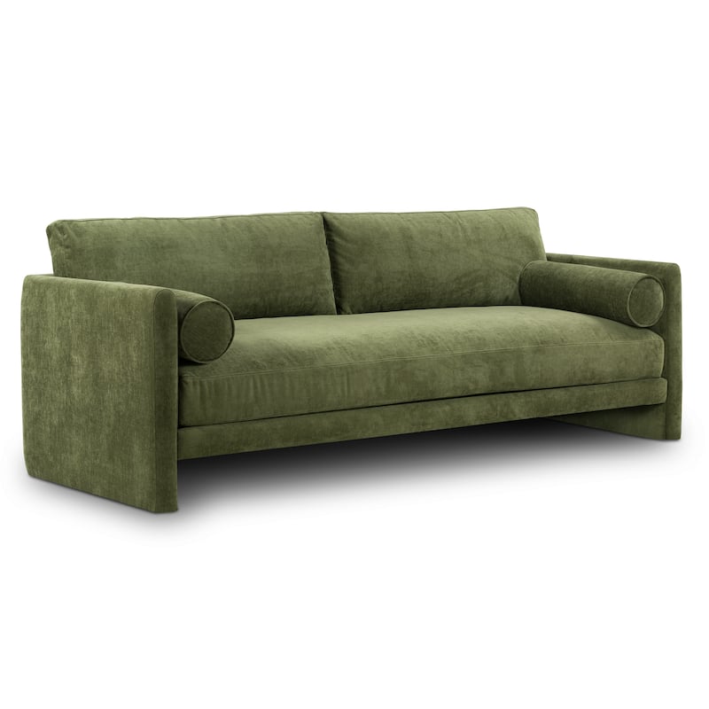 Poly & Bark Lea 90" Sofa - Includes 2 Bloster Pillows and Removable Cushion Covers