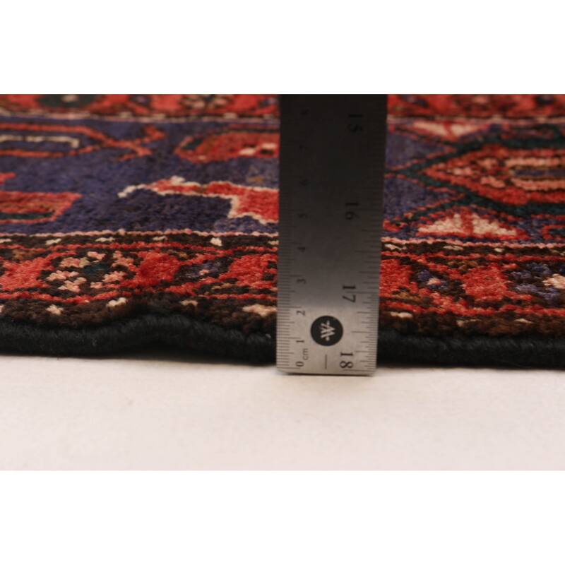 ECARPETGALLERY Hand-knotted Andelz Red Wool Rug - 4'5 x 9'4