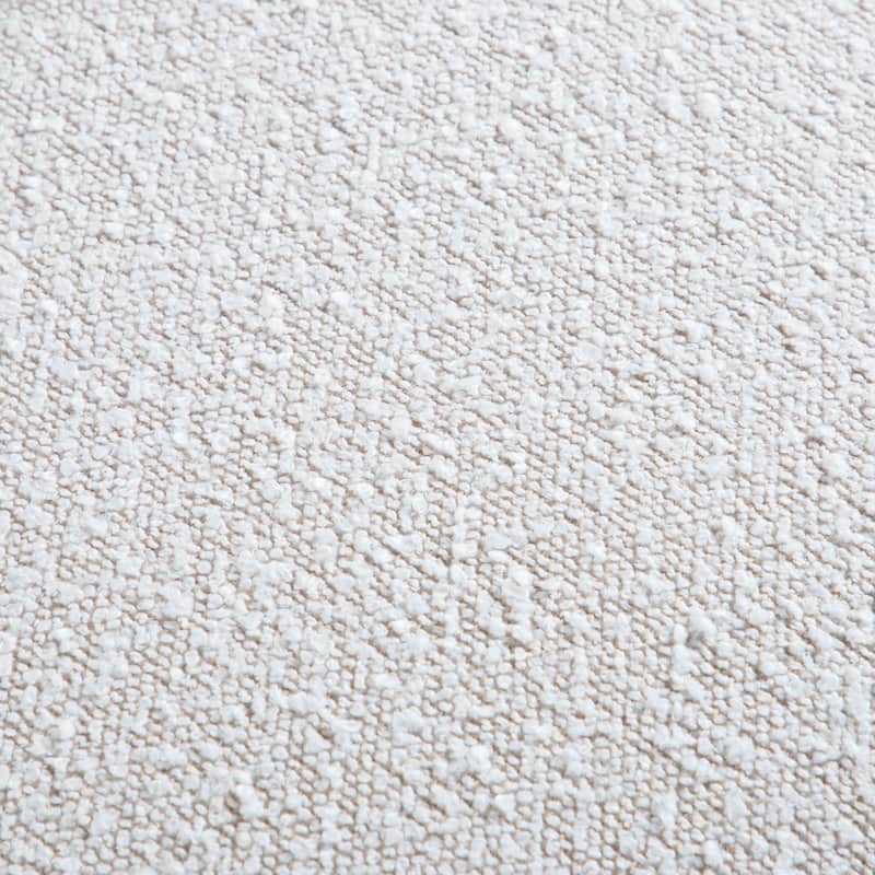 Furniture of America Dorimane Modern Boucle Chenille Round Dining Swivel Chair