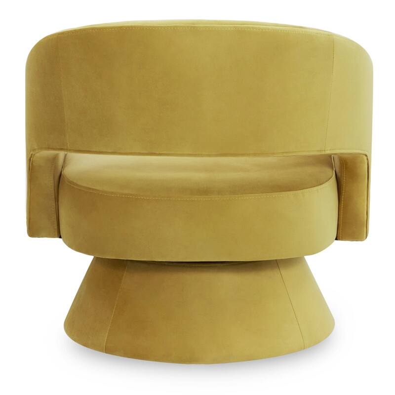 Spruce & Spring Jamie Swivel Fabric Accent Chair