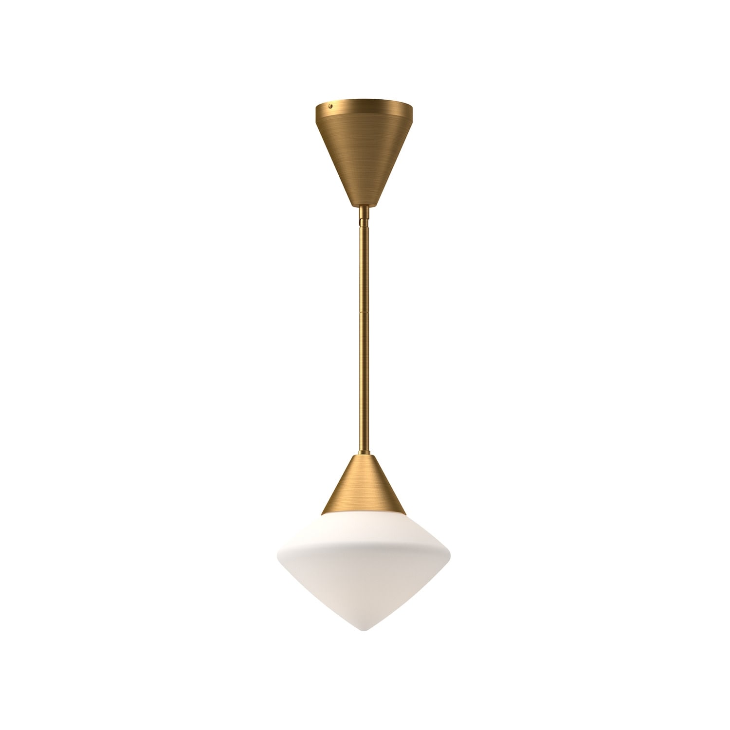 Alora Lighting PD537508OP Nora 8" Wide Mini Pendant with Opal Glass