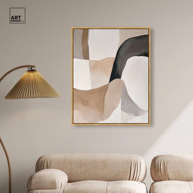 Curvilinear Composition I Canvas by Art Remedy