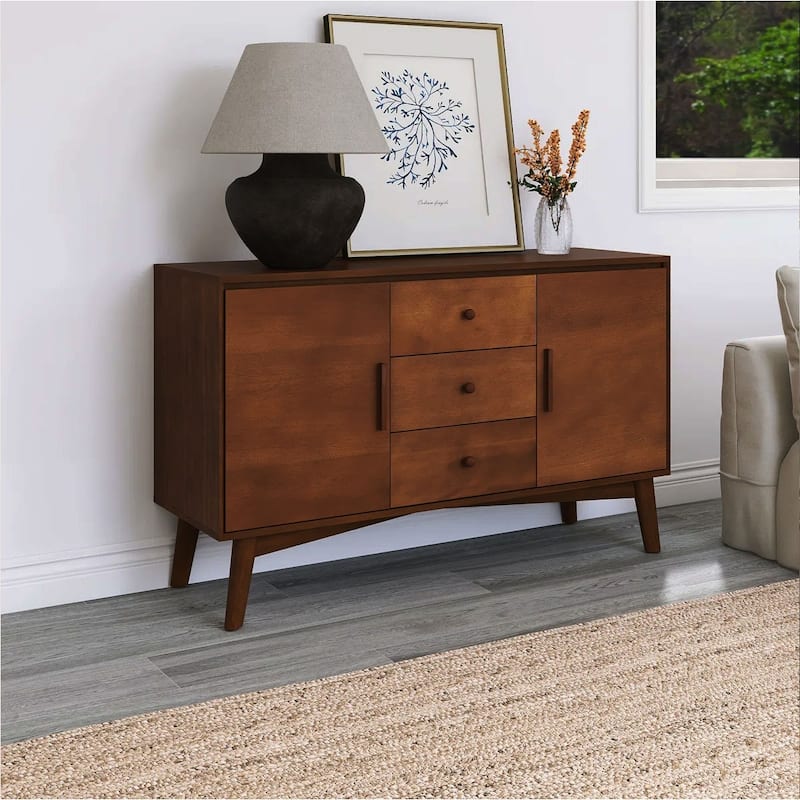 47.3" Sideboard Buffet Cabinet with 2 Doors and 3 Drawers - 47.25'' x 15.75'' x 29.5''