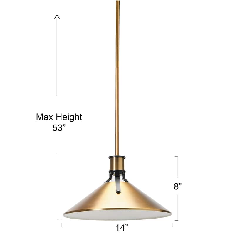 Robert Stevenson Lighting Silas - Metal Ceiling Light - 14.0"L x 14.0"W x 7.8"H