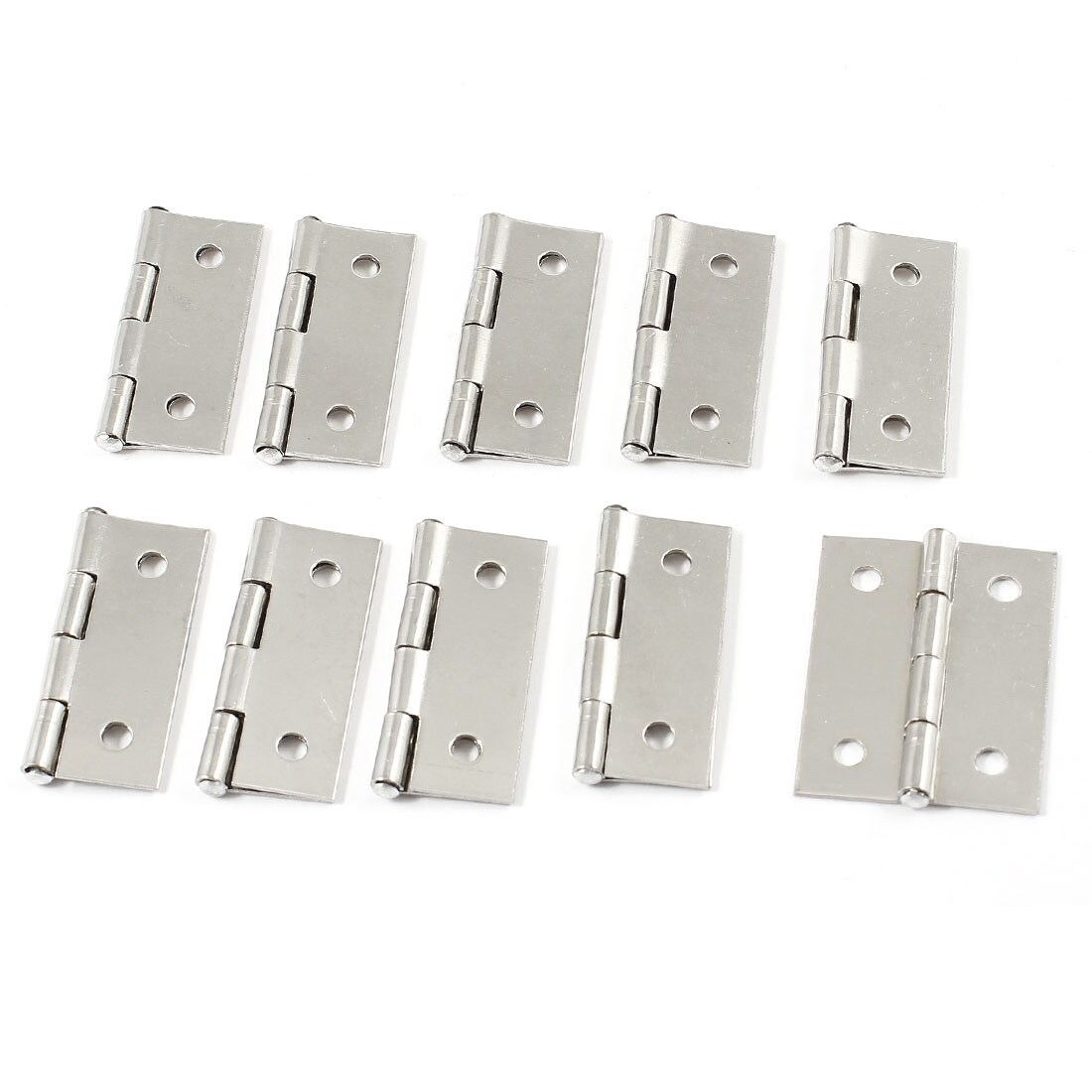 Unique Bargains 10 Pcs Silver Tone Foldable Cupboard Closet