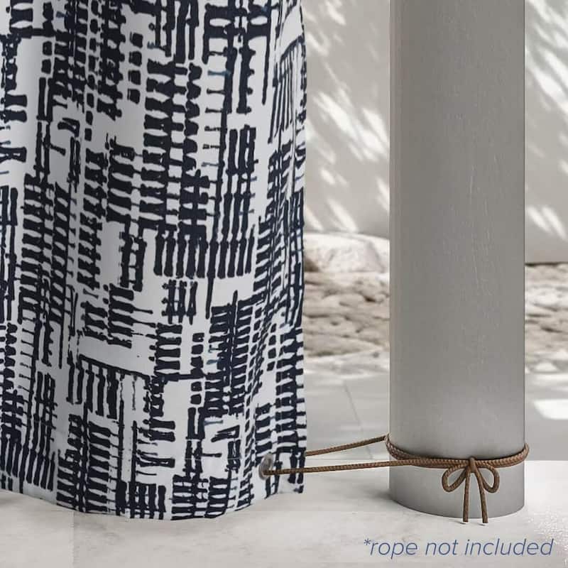 Outdoor Gobi Print UV Protected and Privacy Grommet Panel