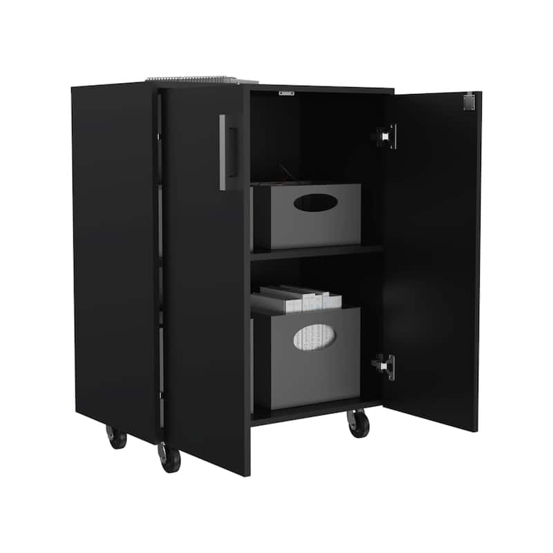 Storage Cabinet Lions, Double Door and Casters