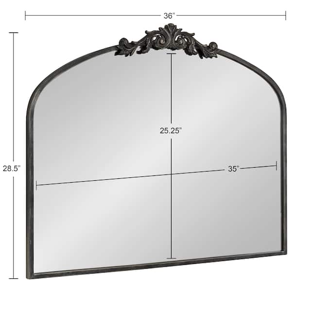 Kate and Laurel Arendahl Traditional Baroque Arch Wall Mirror