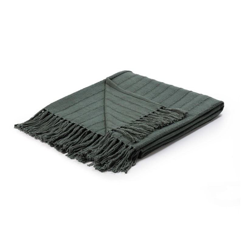 Hendri 50"x70" Throw Blanket, by Kosas Home