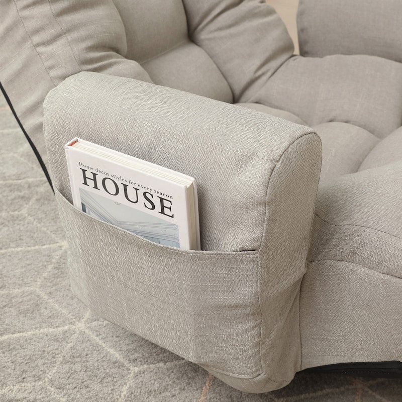 Adjustable head and waist, game chair, lounge chair,360°rotatable sofa chair,Rotatable seat Leisure Chair deck chair