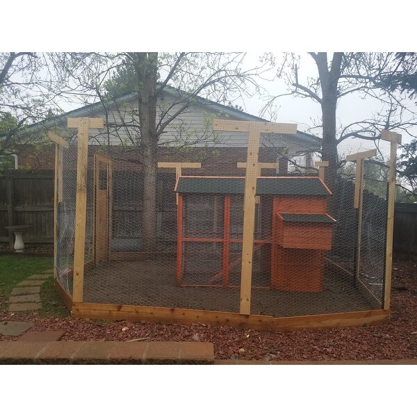 Shop Pawhut Deluxe Large Backyard Chicken Coop Hen House With