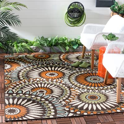 SAFAVIEH Veranda Sissy Indoor/ Outdoor Waterproof Patio Backyard Rug