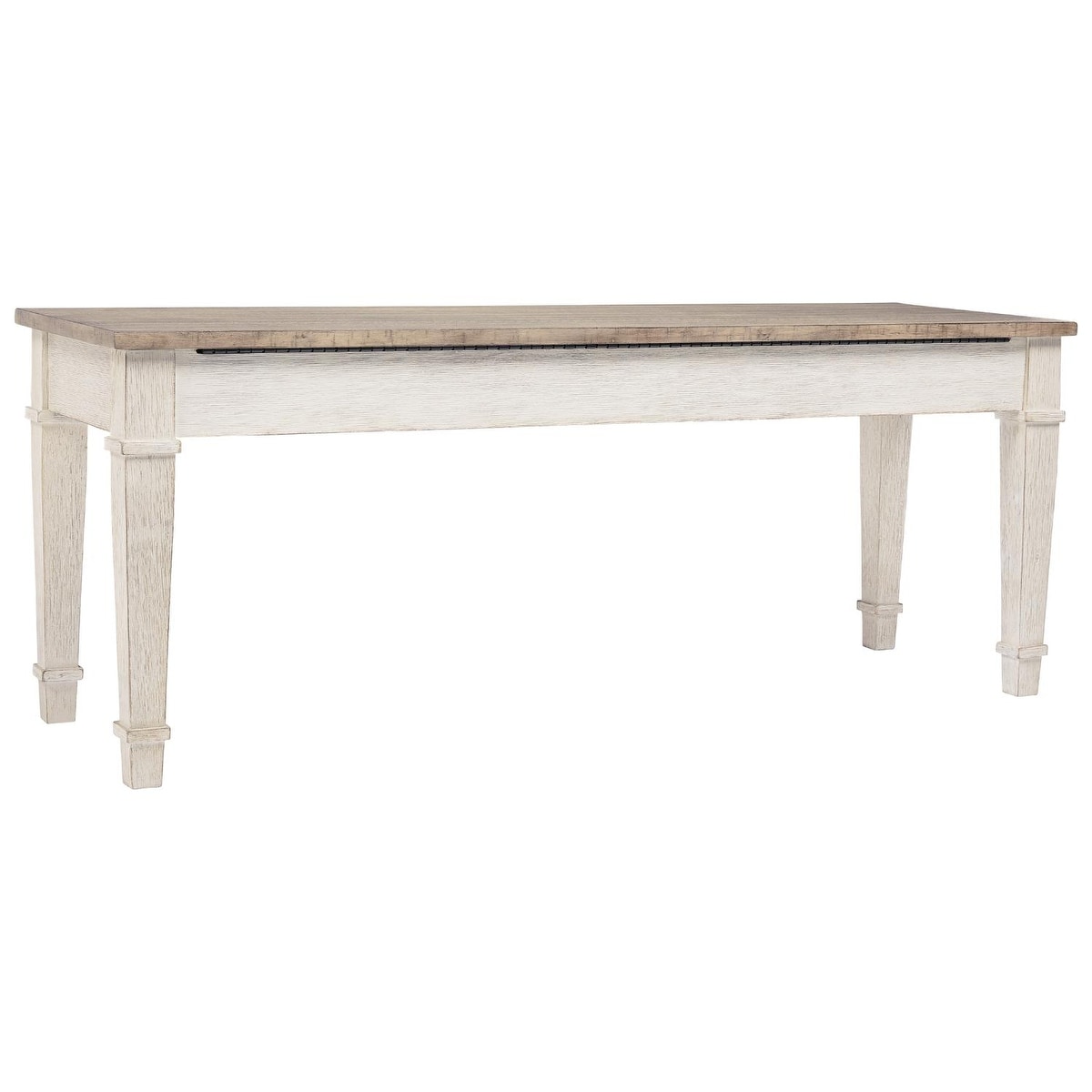 Skempton Casual Storage Bench White Overstock 31244407