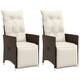Option Brown and cream With footrest