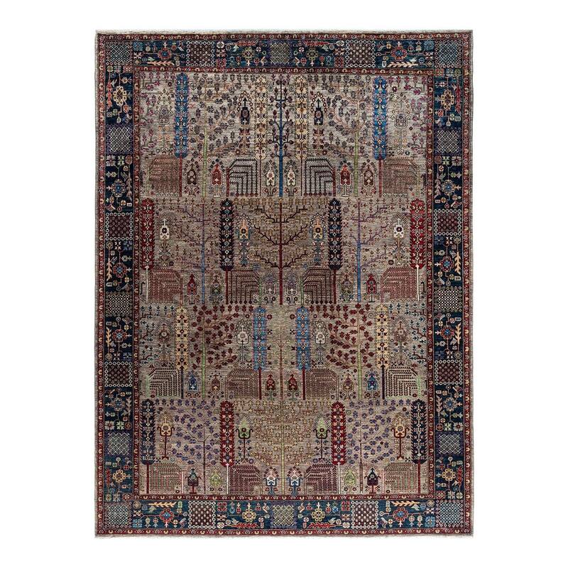 Serapi One-of-a-Kind Hand-Knotted Area Rug - Brown, 9' 2" x 12' 2" - 9' 2" x 12' 2"