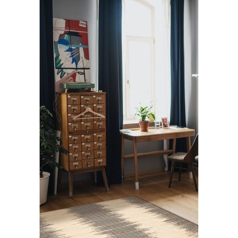 Nevada Cream Kilim 5'5" x 8'1" - 5'5 x 8'1