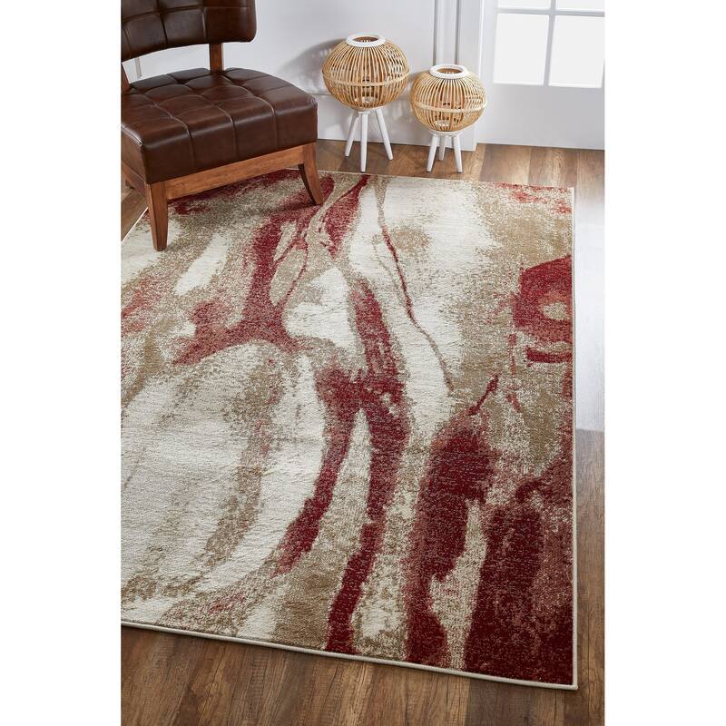Domani Basics Abstract Marble Rug