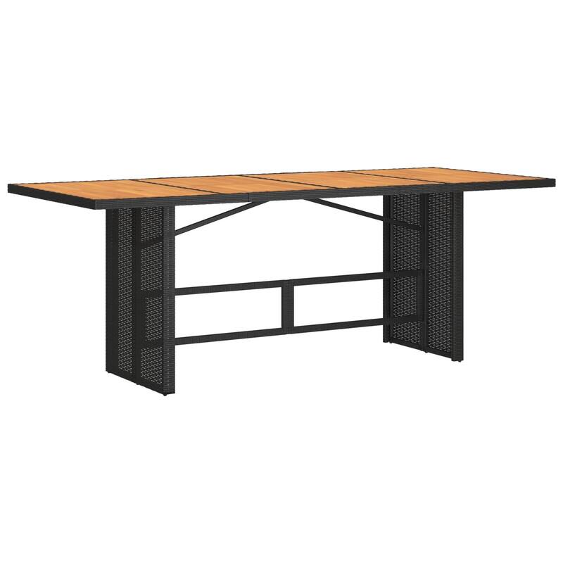 Outdoor Dining Table with UV-Resistant Material