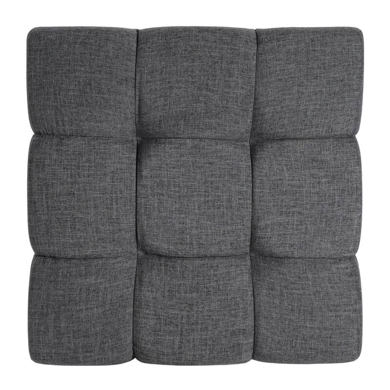 Christopher Knight Home - Biscuit Modern Upholstered Tufted Ottoman with Deep Cushion Design